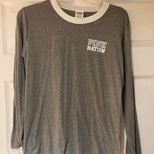 Pink long sleeve shirt